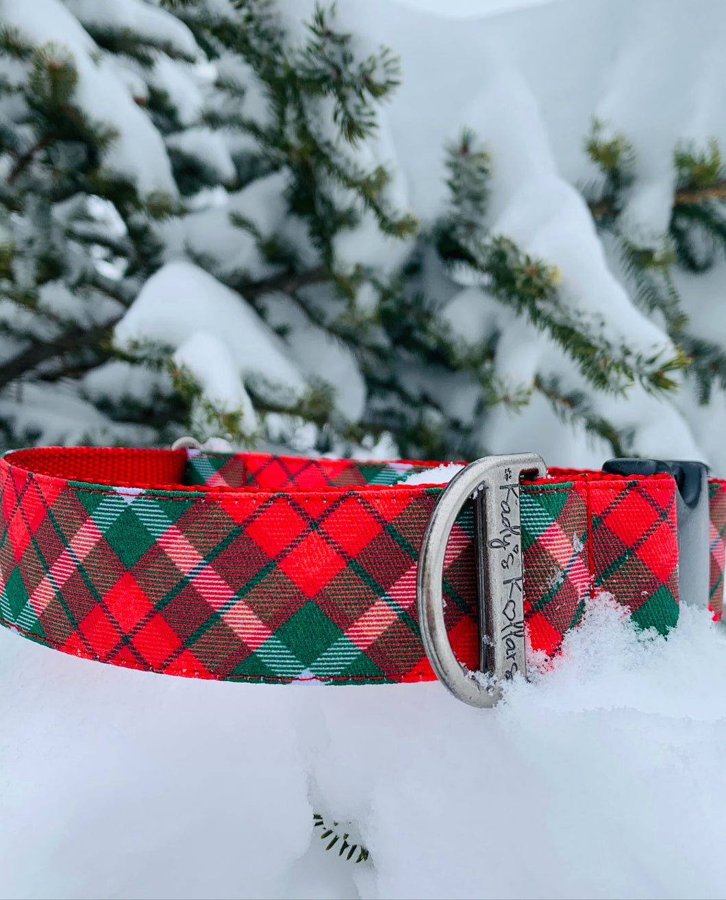 Red and green plaid
