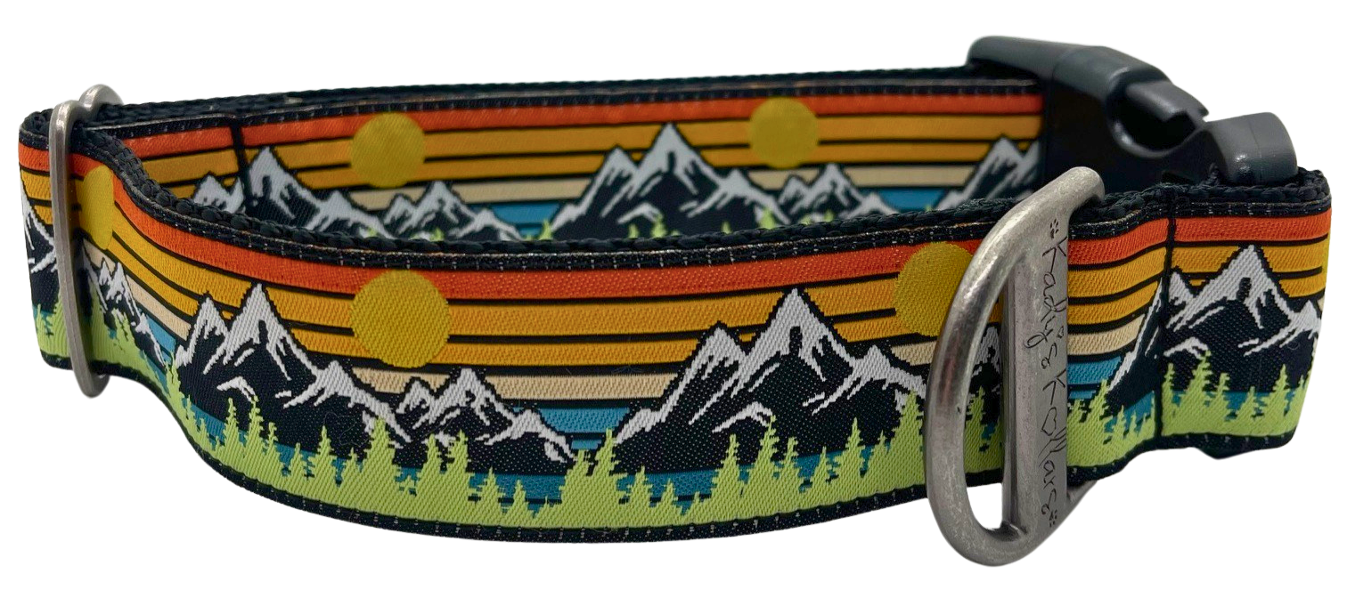 Mountain Dog Collars | Retro Rockies Collar | Kady’s Kollars