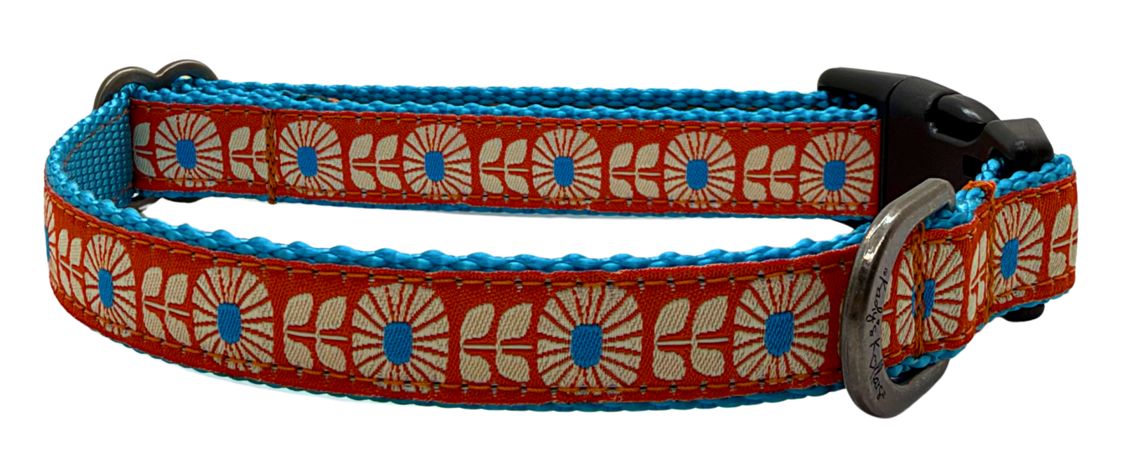 Vintage floral orange