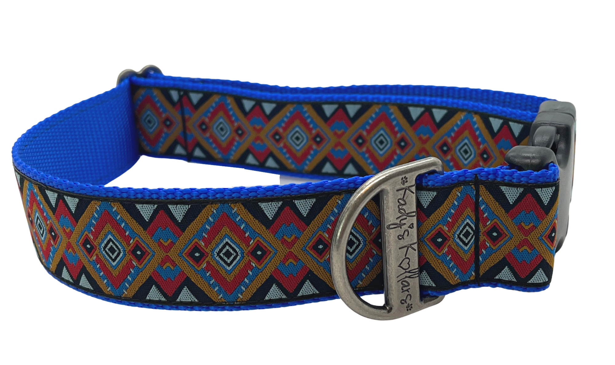 Blue and Red Aztec